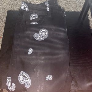 Bandanna jeans worn once🤑